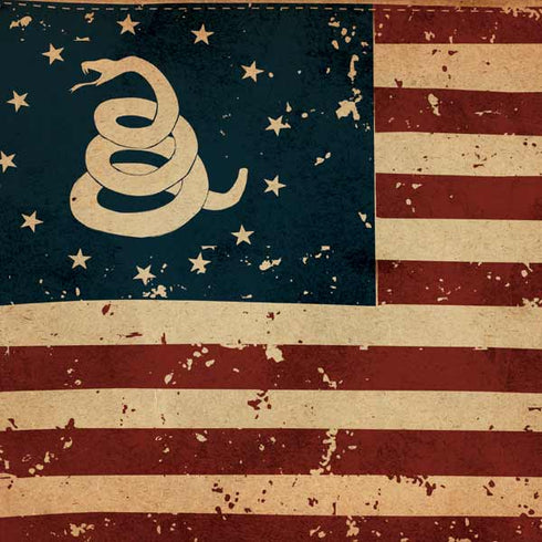Dont Tread On Me American Flag Steam Deck Handheld Gaming Computer Skin